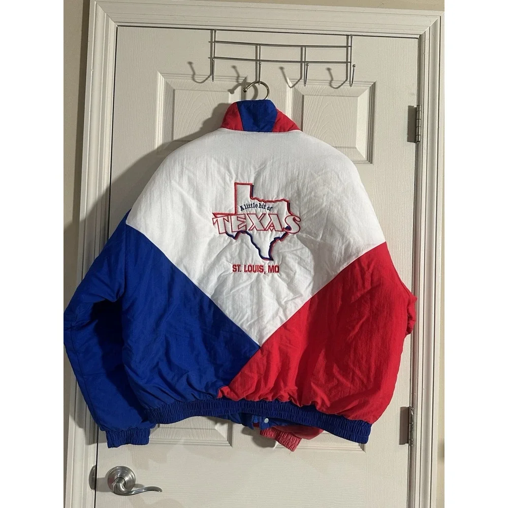 Vintage Swingster A Little Bit Of Texas St Louis‎ Mo Jacket Size XL